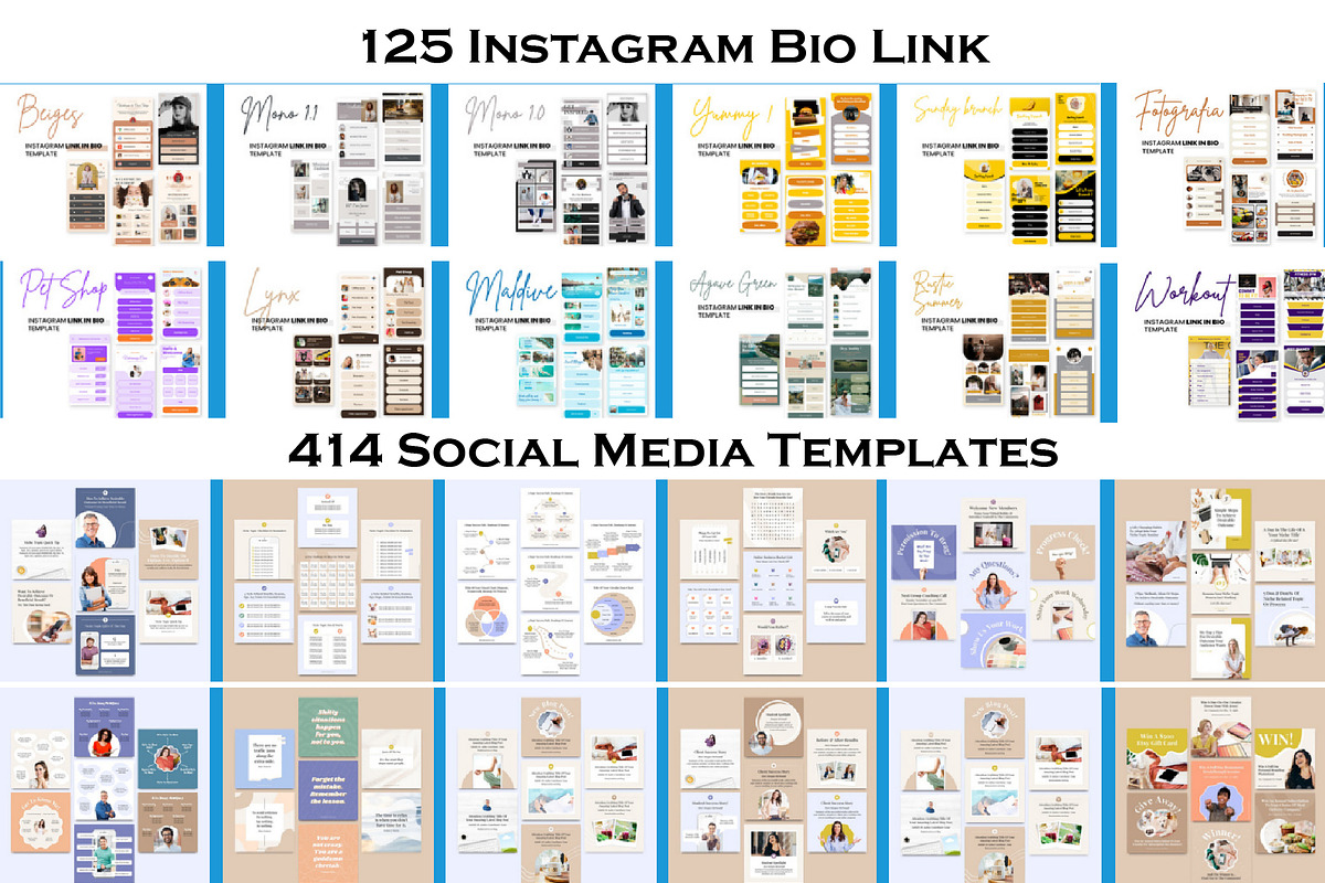 Social Media Canva Template Bundle preview 2