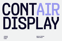 Contair - Monospaced Font