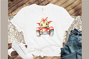 Cute Baby Dragons Clipart Png Dragon, an Illustration by Sublimation Artist (Thumbnail 4 of 6)