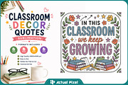 Classroom Decor Quotes Bundle, an Education Illustration by Actual Pixel (Thumbnail 6 of 13)