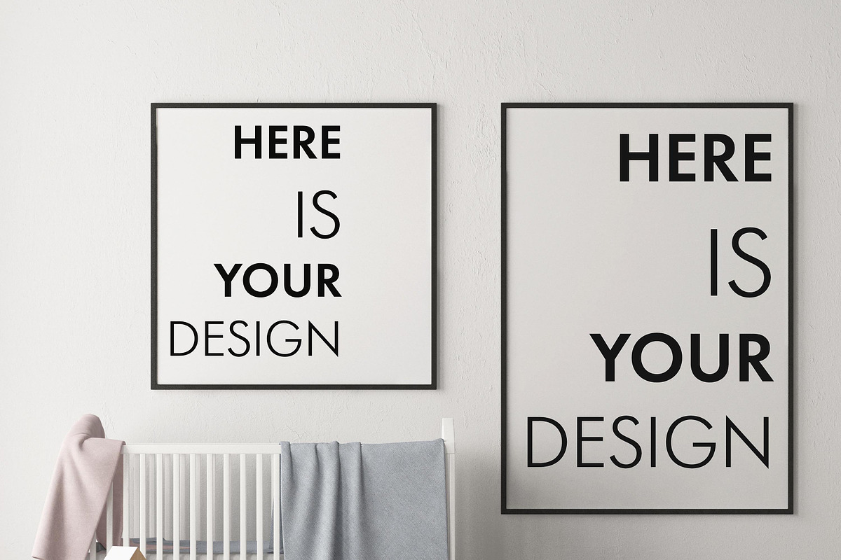 15 Mockups in the children's room, a Print Template by FilL239 (Photo 11 of 22)