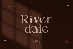 RIVERDALE Serif Font