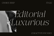 CHOLICE - A Luxurious Timeless Serif, a Serif Font by Comactype Foundry (Thumbnail 2 of 13)