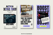 BOOST — 24 Car Tuning Social Stories, a Social Media Template by Studio Multistabil (Thumbnail 3 of 5)