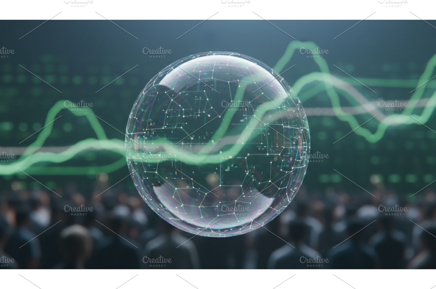 Glowing digital sphere hovers above, a Technology Photo by Igor Tichonow