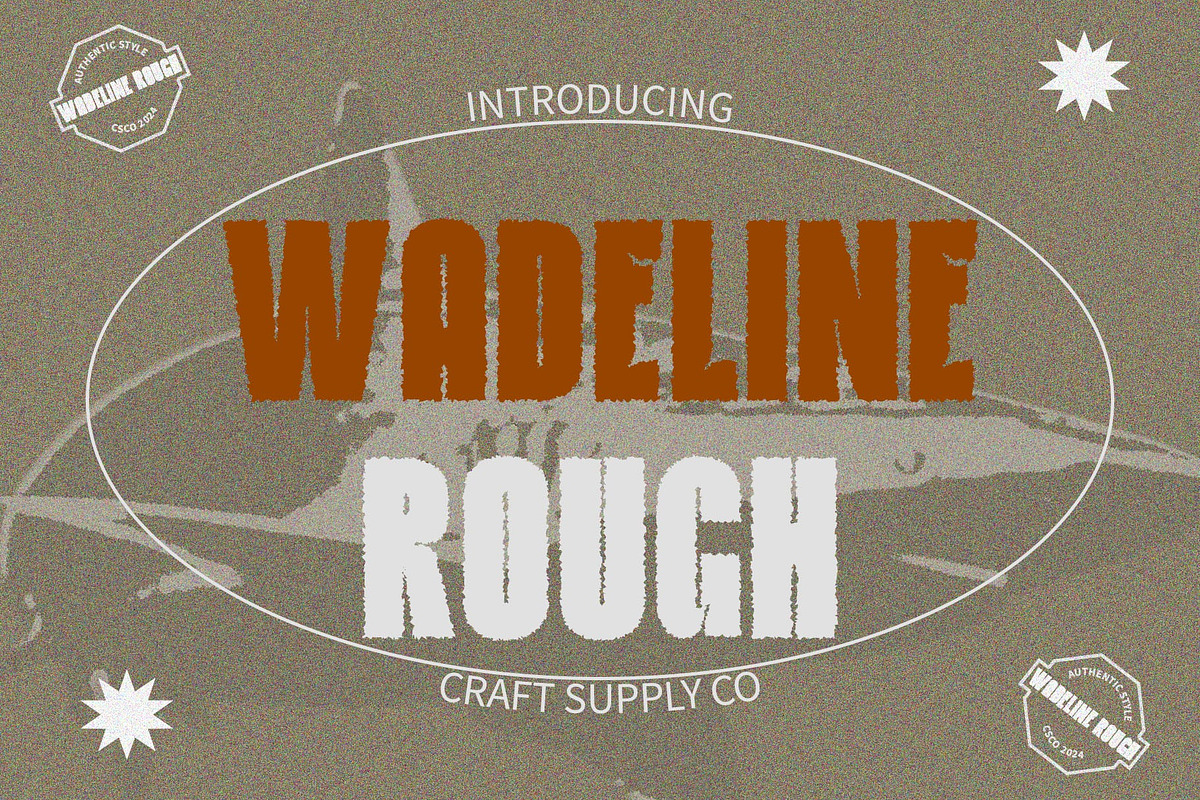 Wadeline Rough, a Sans Serif Font by Craft Supply Co. (Photo 1 of 8)