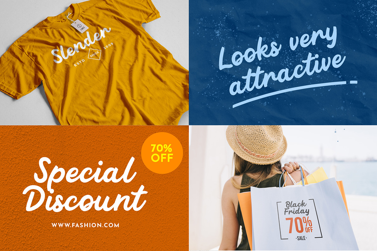 Monica Mirabelle Handwritten Script, a Script Font by UICreative (Photo 6 of 6)