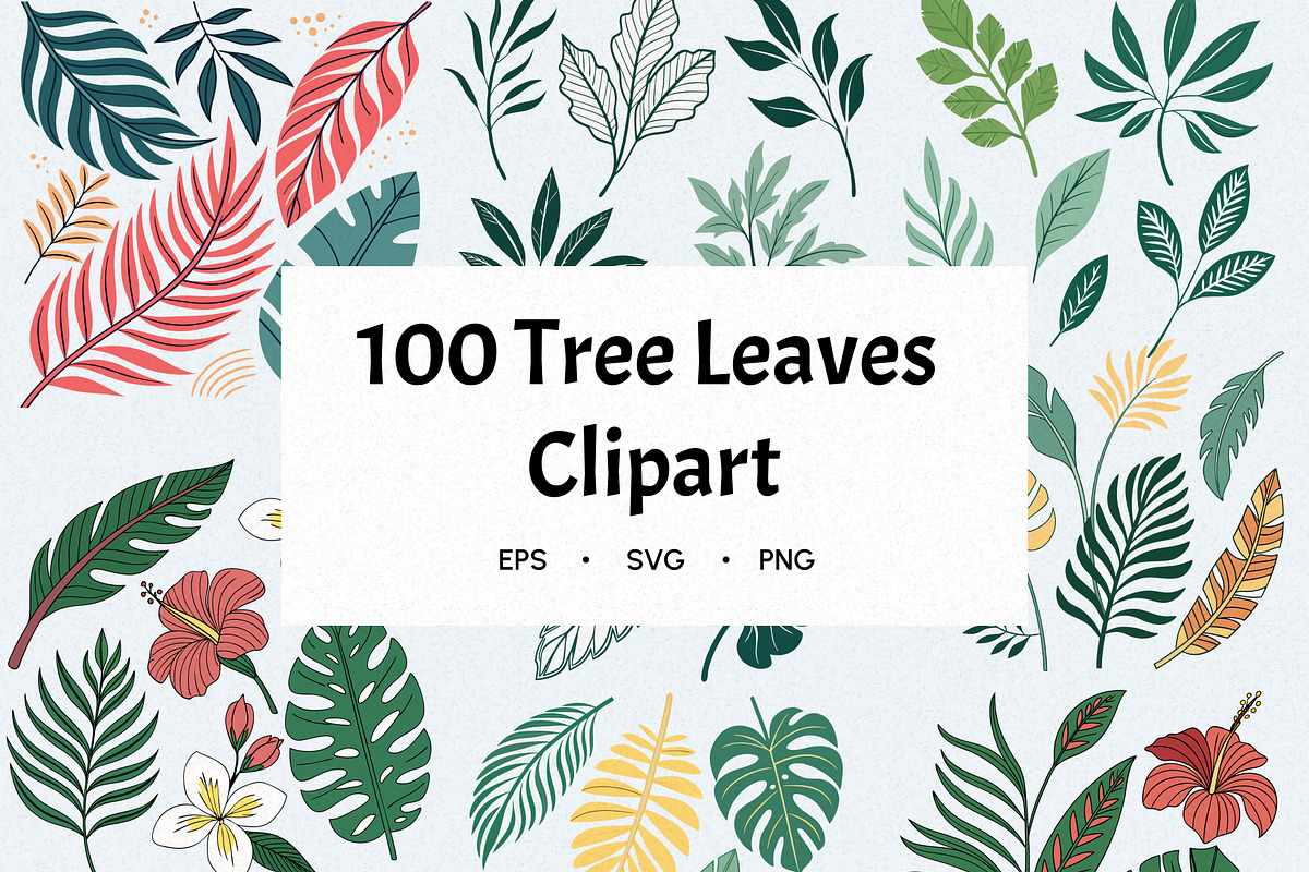 Green Leaves Watercolor Clipart, an Illustration by Helospace (Photo 1 of 10)