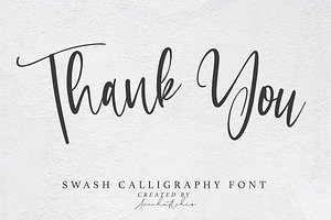 Acoustic - Swash Calligraphy Font