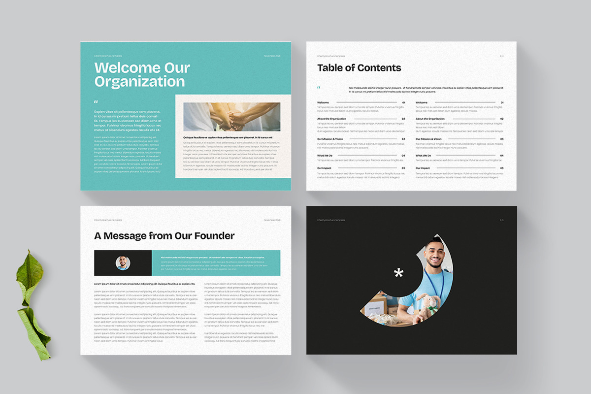 Charity Brochure | Landscape, a Brochure Template by HiveArts (Photo 2 of 5)