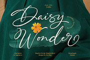 Daisy Wonder – Modern Handwritten, a Handwritten Font by Inviline.co (Thumbnail 1 of 10)