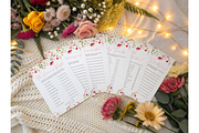 Bridal Game Cards Mockup, a Mockup by TatiMockup (Thumbnail 4 of 4)
