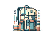 Adventure Hiking Bag Icons, an Object Graphic by yasushie (Thumbnail 13 of 16)