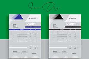 Professional Tax Invoice Design