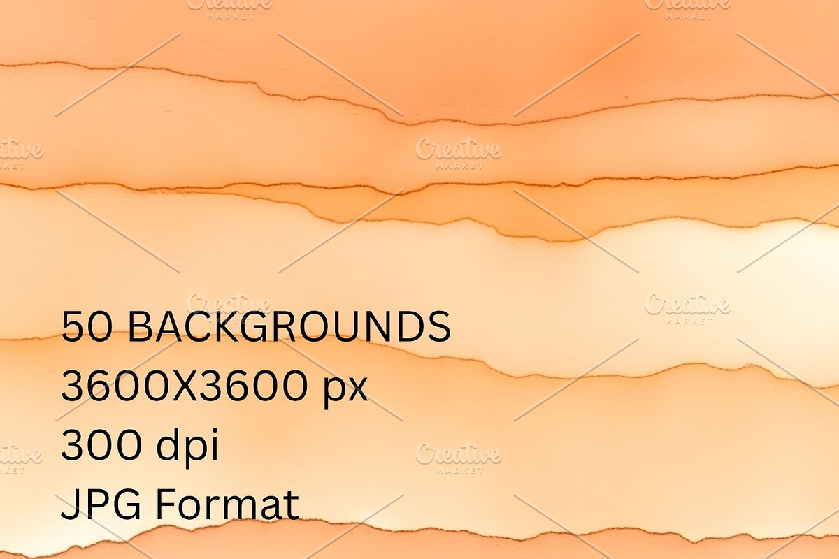 50 Watercolor Earth's Desert Layers, a Background Graphic by UniqueMe (Photo 12 of 14)