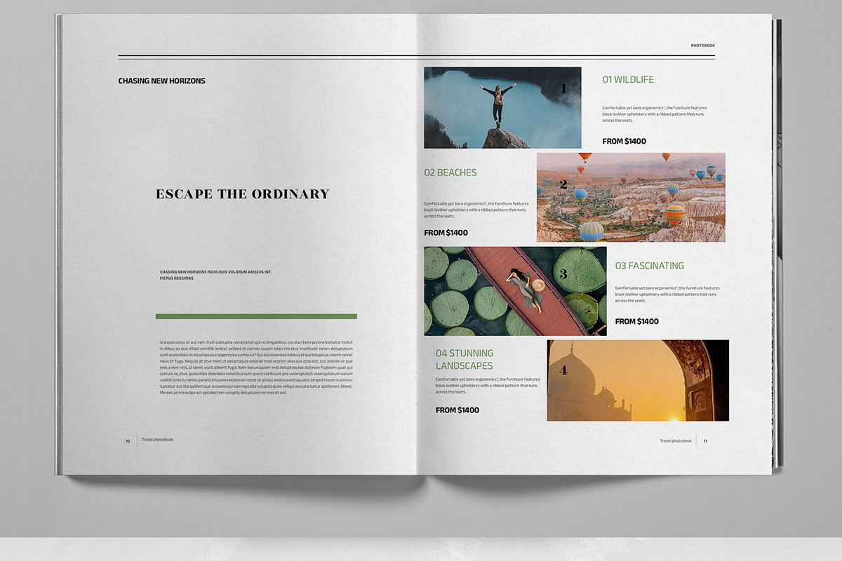 Travel Photobook Brochure Template, a Brochure Template by Boris Cupac (Photo 7 of 7)