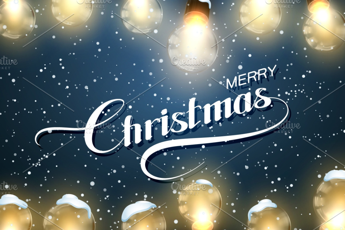 Christmas Lights. Holiday Vector Set, a Decorative Illustration by maximmmmum (Photo 3 of 5)