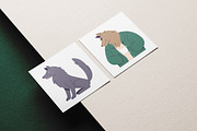 Wolf, wild forest animals set, an Animal Illustration by Good Studio (Thumbnail 8 of 8)