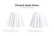 Mini Skirt Mockup, a Bottom Mockup by rebrandy (Thumbnail 3 of 9)