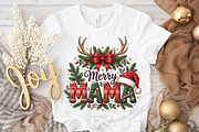 Merry Mama Christmas Sublimation Png, a Seasonal Illustration by DreamPrint404 (Thumbnail 3 of 6)