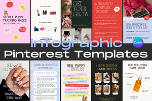 Pinterest Infographic Template Canva