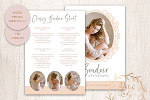 PSD Photo Price Card Template 21