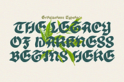 Tomant Blackletter Font, a Blackletter Font by Erifqizefont (Thumbnail 2 of 10)