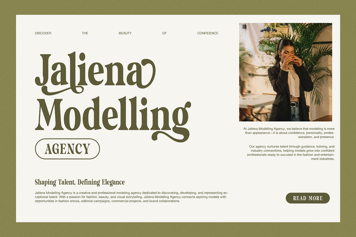Hibrida Bold Serif Font, a Serif Font by Perfectype (Photo 3 of 8)