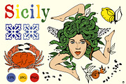 Sicily, an Object Illustration by Olillia (Thumbnail 1 of 5)