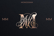 MM Wedding Monogram Logo, a Branding & Logo Template by LogoAV (Thumbnail 1 of 6)