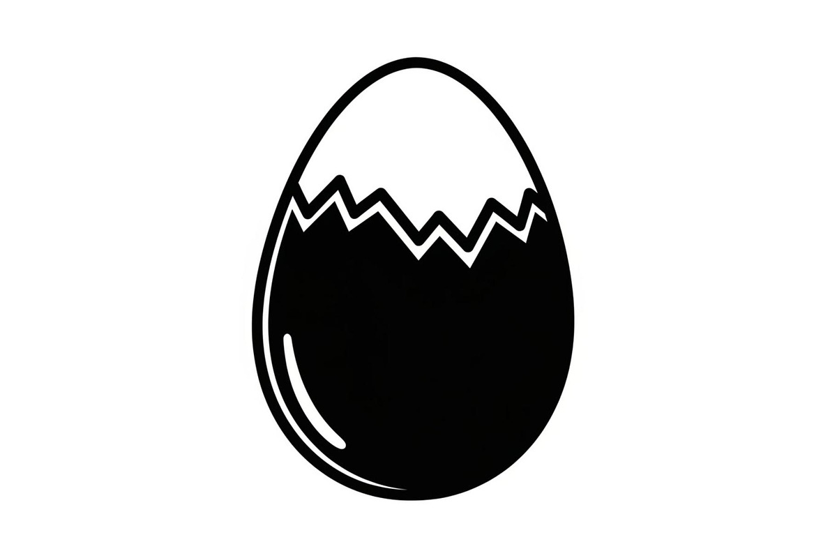 50 Cracked Egg Shell Silhouette, an Illustration by musafir_fashion (Photo 34 of 55)