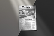 Newspaper Mockup, a Books & Magazine Mockup by WebAndCat (Thumbnail 8 of 13)