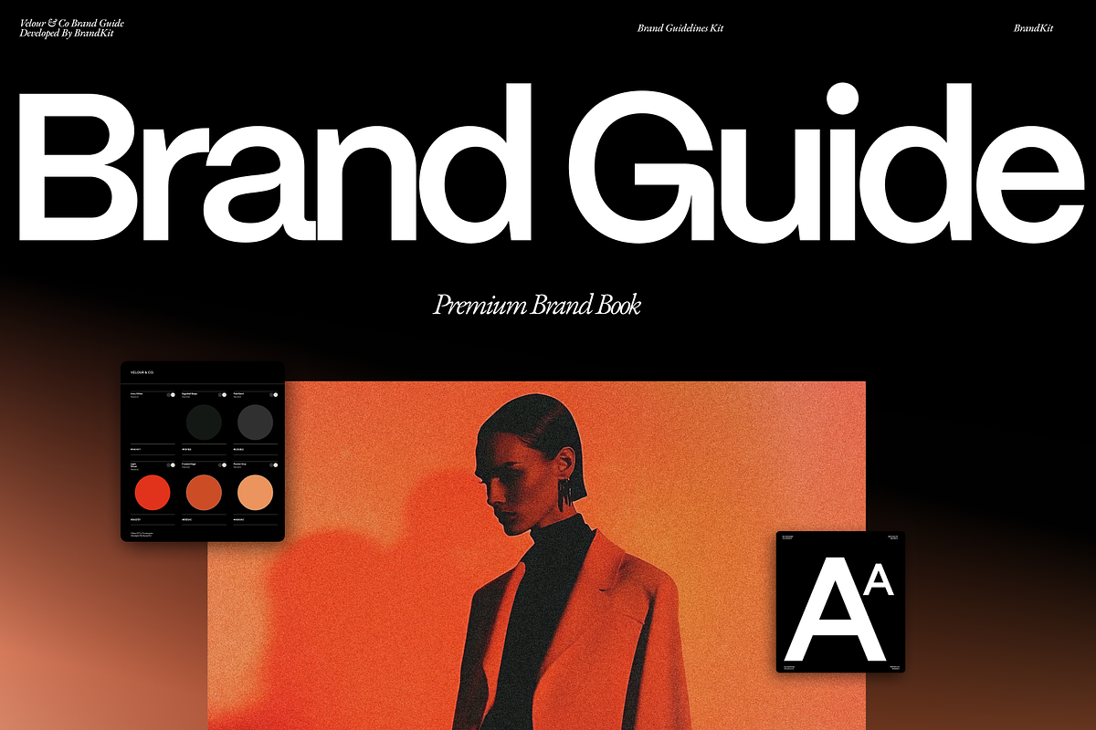 Premium Brand Guidelines System, a Presentation Template by BrandKit (Photo 1 of 7)