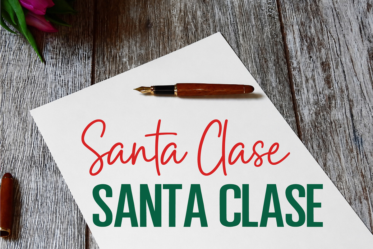 Welcome Christmas, a Slab Serif Font by Aura Typeface (Photo 6 of 8)