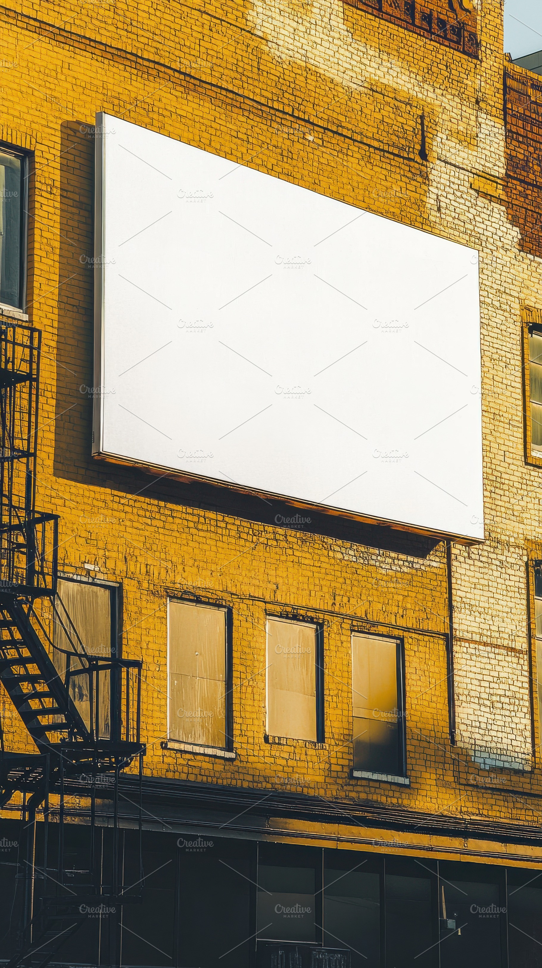 Building with blank Billboard Mockup, an Architecture Photo by Virgo Studio