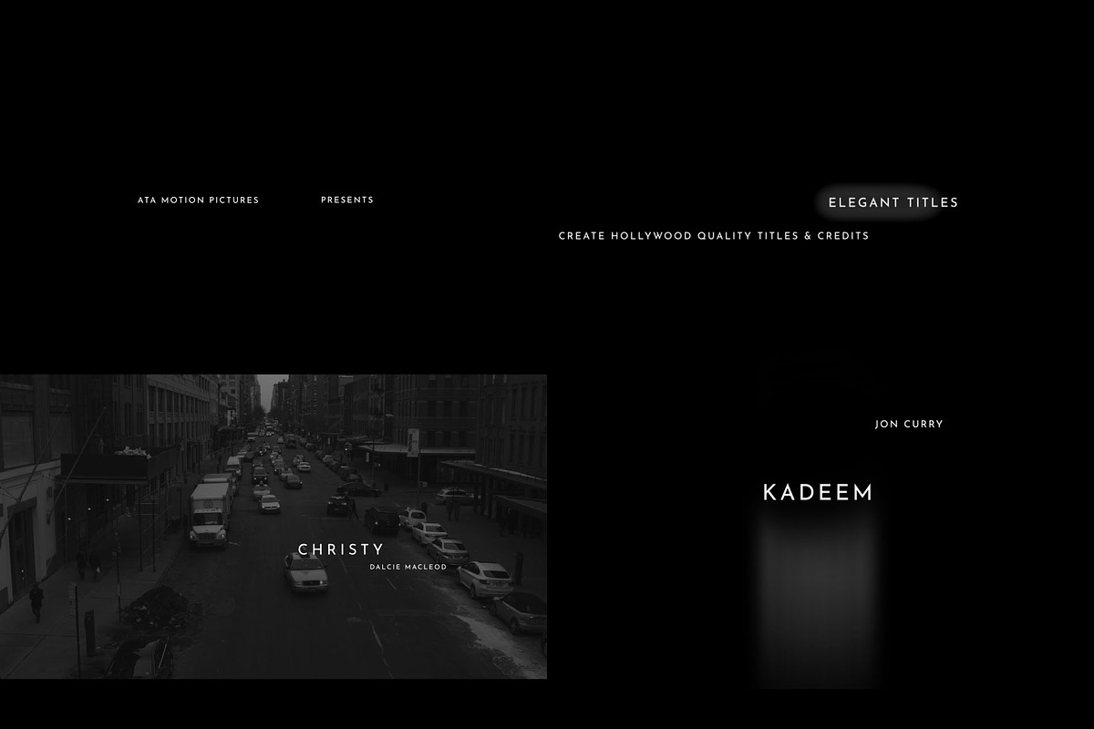 Titles Elegant Cinematic (Premiere), a Templates & Theme by Atamotion (Photo 3 of 8)