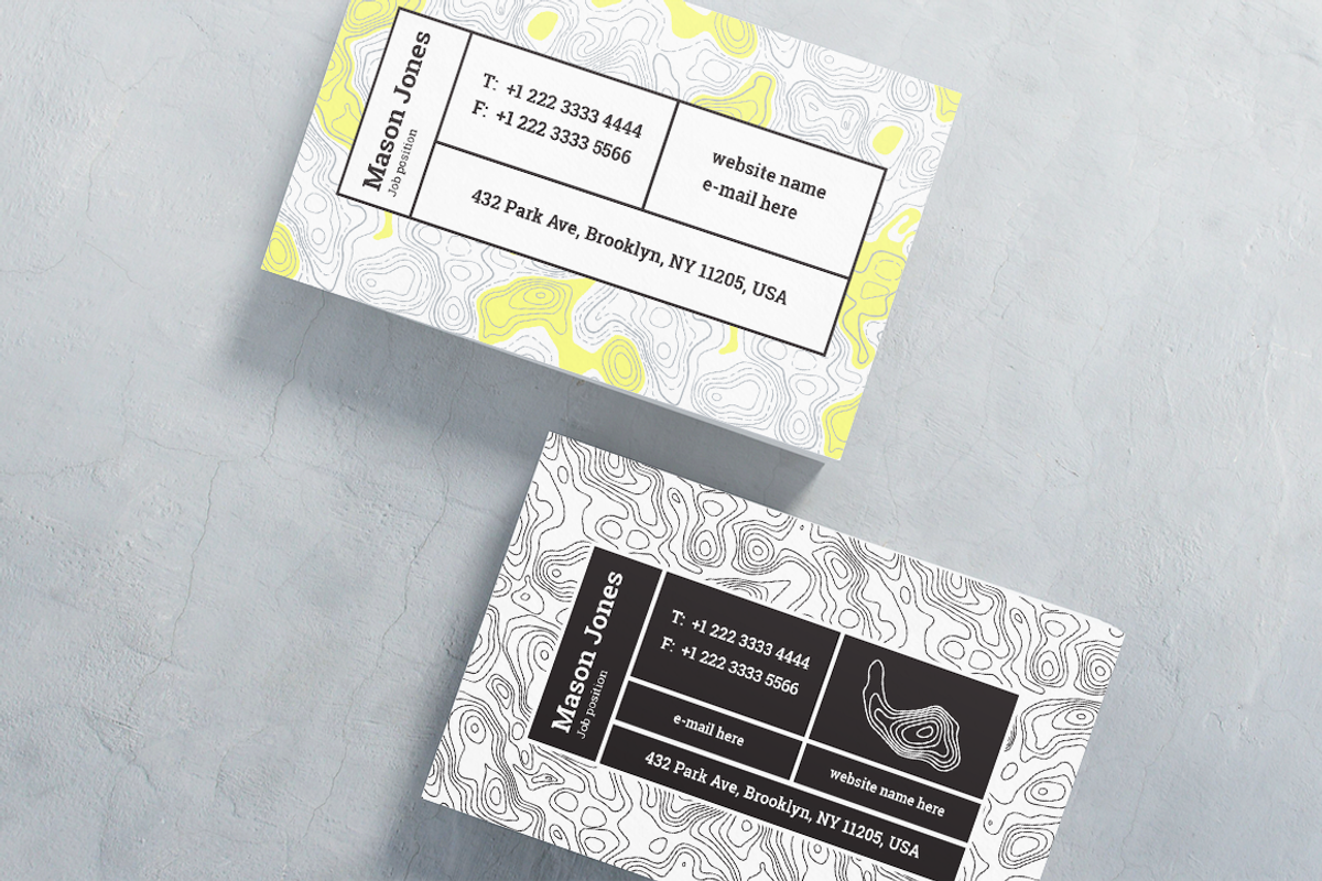 Maps & Bar Business card template, a Business Card Template by ARg Design (Photo 5 of 6)