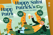 St Patrick's Day Party Flyer, a Flyer Template by MMPixelCraft (Thumbnail 3 of 4)