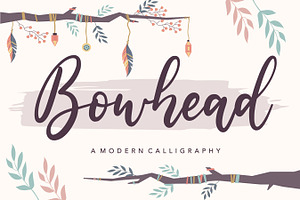 Bowhead - Modern Calligraphy Font