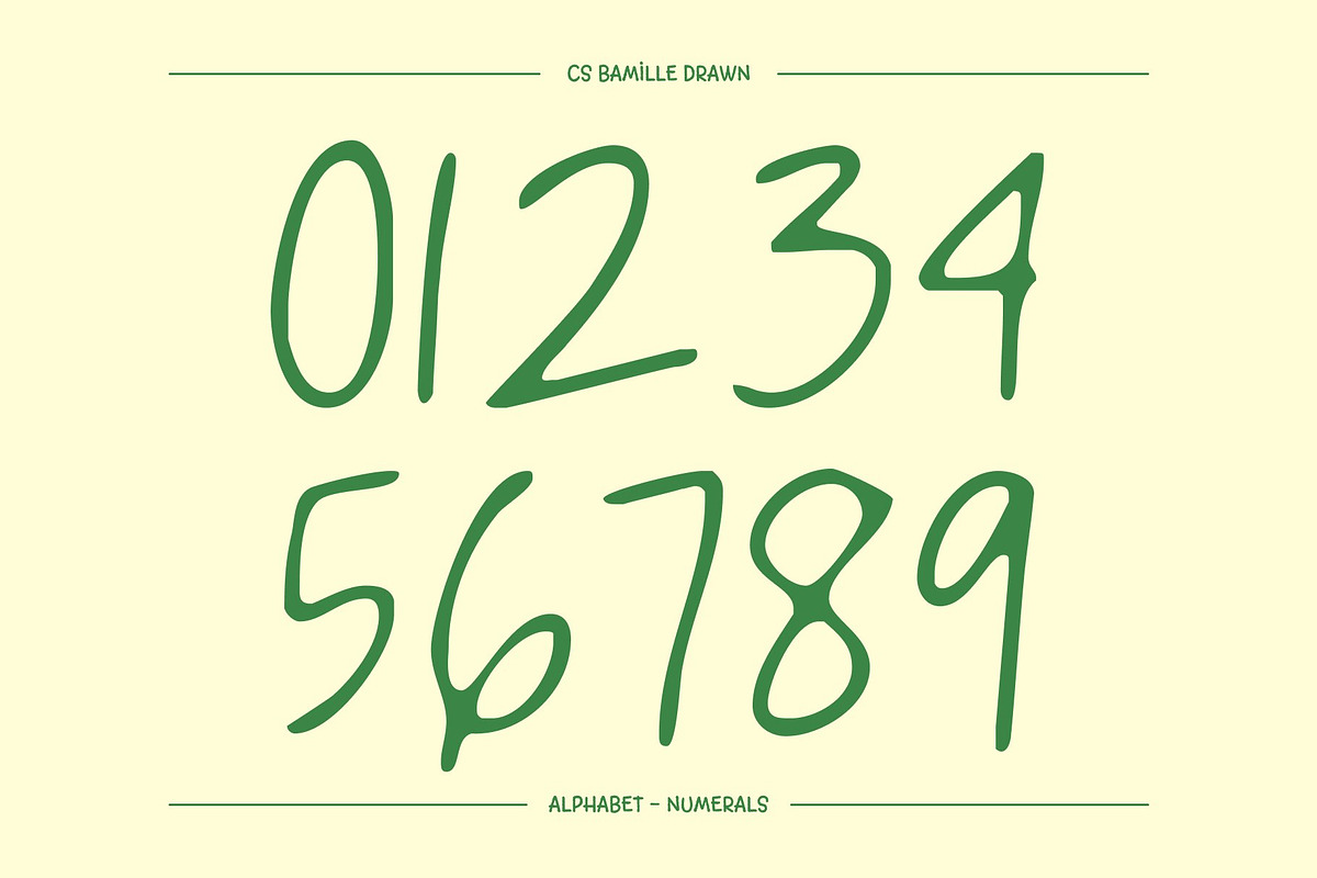 CS Bamille Drawn, a Handwritten Font by Craft Supply Co. (Photo 5 of 8)