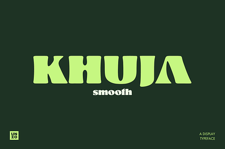 Khuja Smooth - Display Typeface, a Serif Font by Unio Designs
