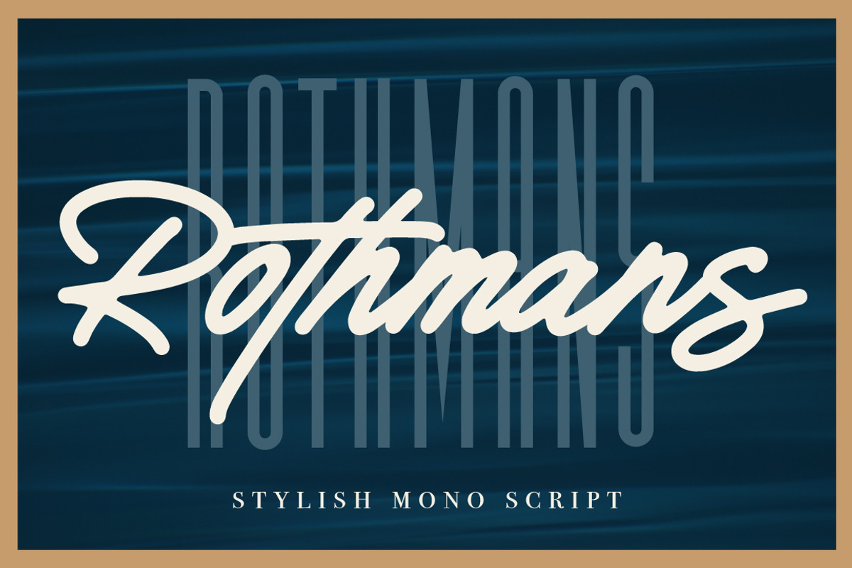 Rothmans - Font Duo (Free Version)