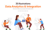 Data Vector Illustration Set, a Person Illustration by Vectors Market (Thumbnail 1 of 8)