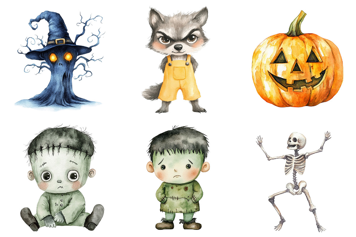 Halloween Clipart, an Illustration by CitraGraphics (Photo 4 of 6)