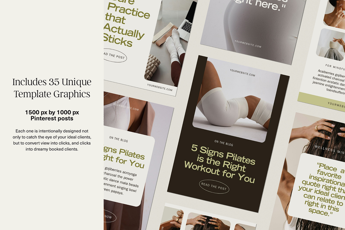 Canva Pinterest Marketing Templates, a Marketing Template by Glo Design Studio (Photo 4 of 20)
