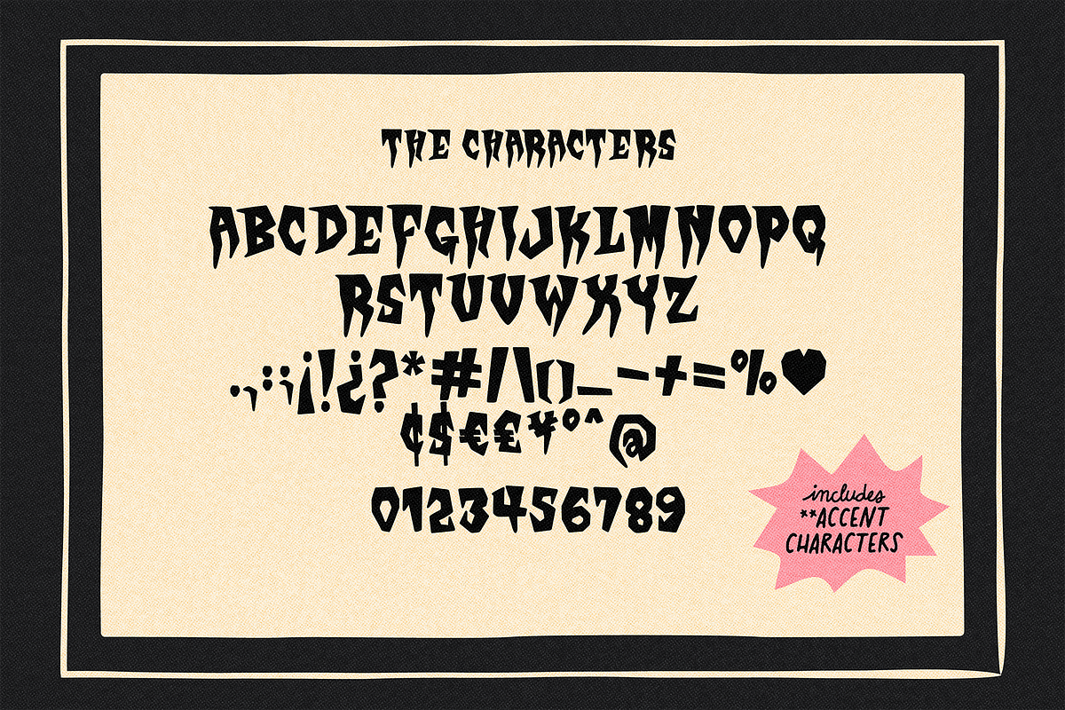 MOMSTER | FREAKY AND SPOOKY FONT, a Font by Maria Feliz Fonts (Photo 10 of 10)