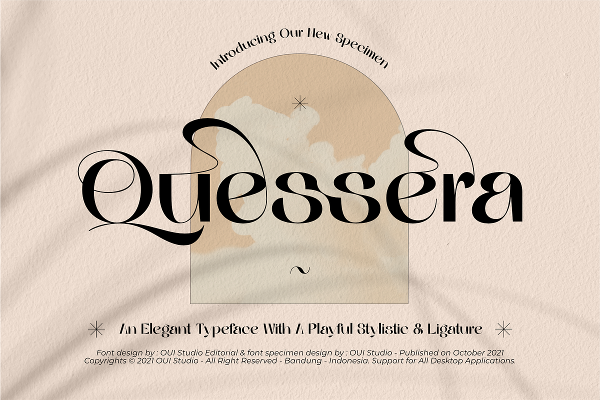 Quessera Font, a Sans Serif Font by Oui Studio (Photo 1 of 21)