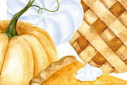 Pumpkin Pie Watercolor Clip Art, a Background Graphic by Watercolor Clipart (Thumbnail 6 of 6)