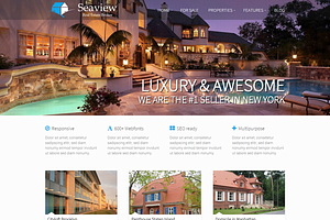 Seaview - Real Estate WordPress
