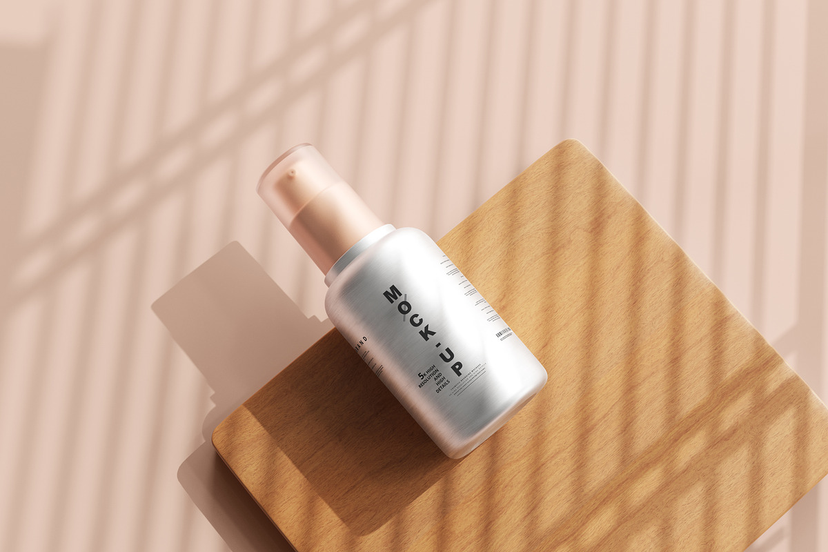 Aluminum Cosmetic Mockup Bundle, a Cups & Container Mockup by pmvch (Photo 106 of 206)
